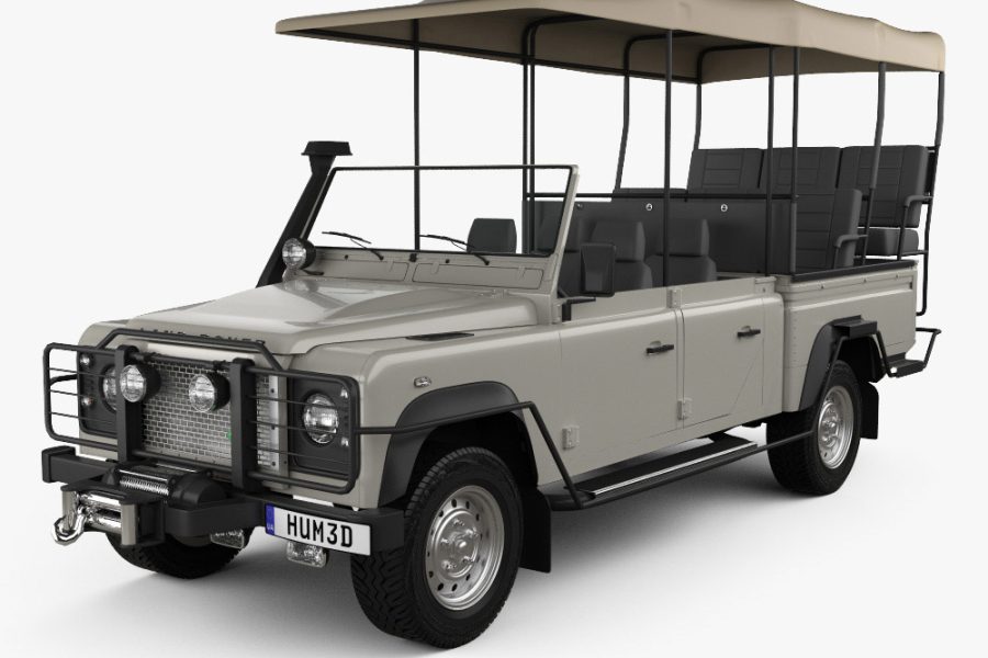 Defender 130 Grey chauffeur