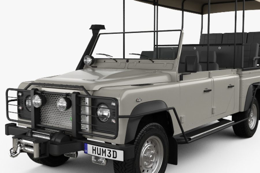 Defender 130 Grey chauffeur