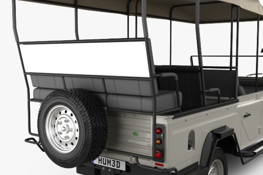 Defender 130 Grey chauffeur