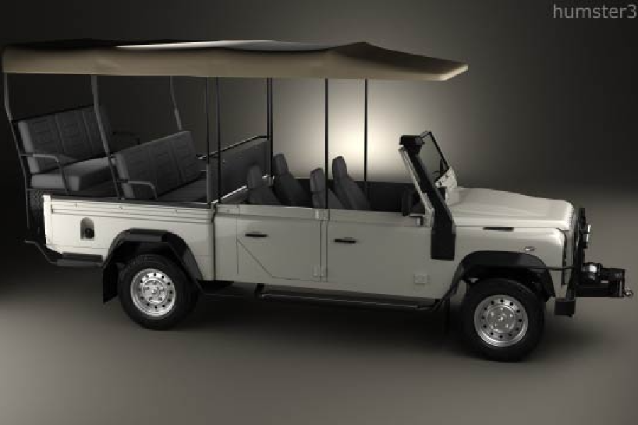 Defender 130 Grey chauffeur