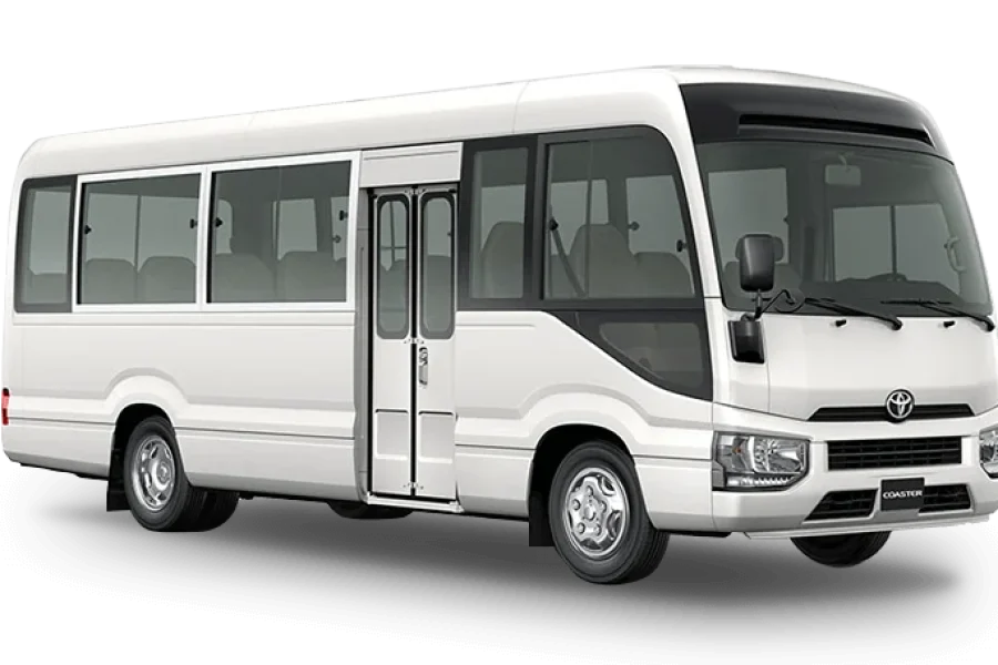 Coaster White chauffeur