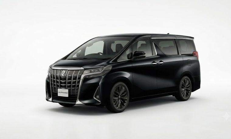 Alphard Black chauffeur